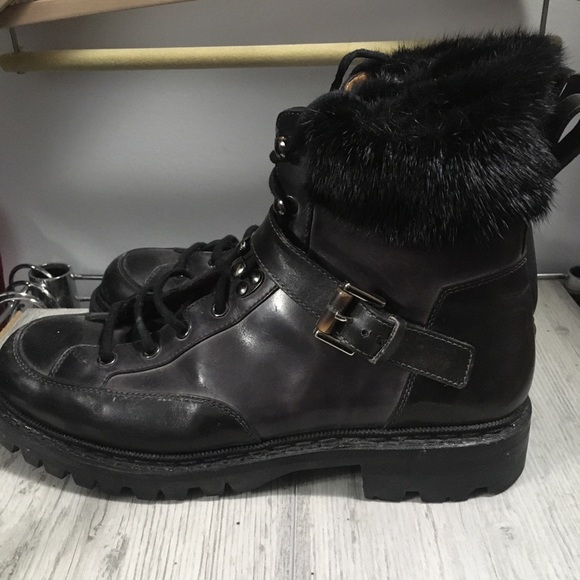 Santoni | Shoes | Beautiful Santoni Boots With Fur For Men 6 